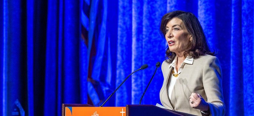 Gov. Kathy Hochul, advocates for HIV positive people have charged, has not delivered on her promise to end the AIDS epidemic.