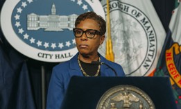 New York City Council Speaker Adrienne Adams addressed the mayor’s mental health announcement before the Dec. 7 stated meeting.