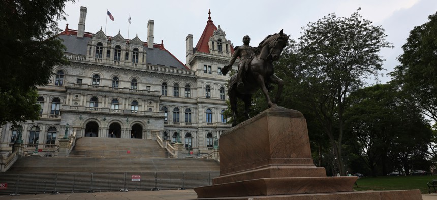 The New York State Capitol.