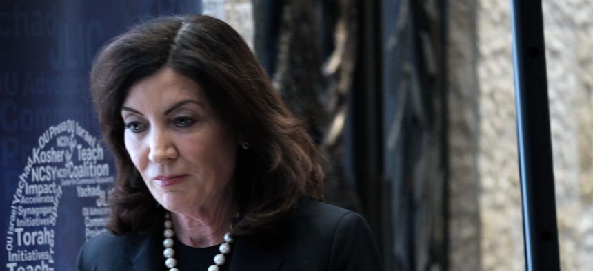 Gov. Kathy Hochul is kicking off 2023 by sticking with her controversial Court of Appeals chief judge nominee Justice Hector LaSalle, despite growing opposition within the state Senate.