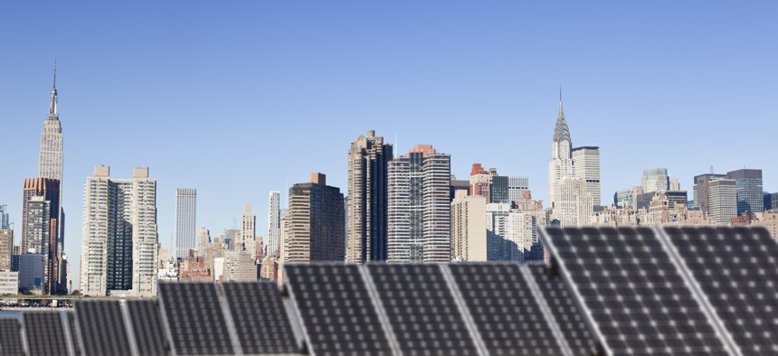 Public banks can help fund the installation of solar panels and other measures that can help New York meet its climate goals.