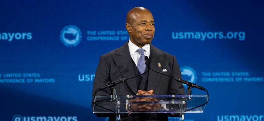 Eric Adams at the U.S. Conference of Mayors