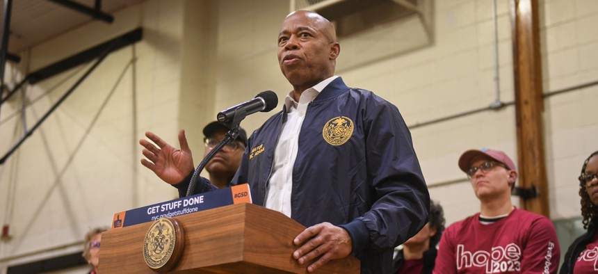 New York City Mayor Eric Adams will be delivering his 2023 state of the city on Thursday.