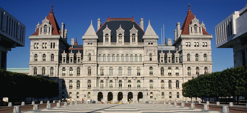 The New York State Capitol in Albany.