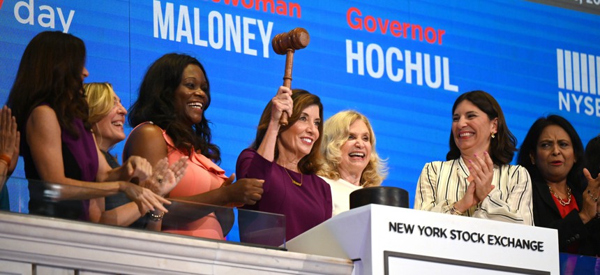 Gov. Kathy Hochul is invoking the false and dangerous argument that taxation of any type will hurt New York’s economy, but it’s actually more important than ever to fund public goods and social insurance, writes economist and NYC-DSA organizer Emily Eisner.