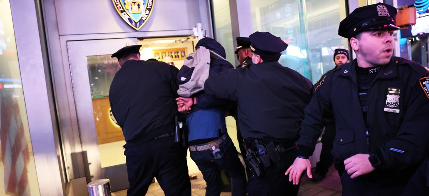 No one has a clear explanation on why arrests are up in New York City.