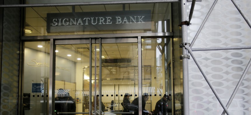 Like the people who used Silicon Valley Bank, most clients at Signature Bank had more than $250,000 in their accounts.