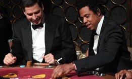 Jay-Z is in the running with Greenberg Traurig and SL Green to open up a casino in Times Square.