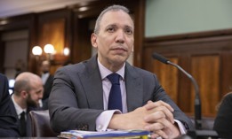 Commissioner Louis Molina testifies before the New York City Council on March 23, 2023