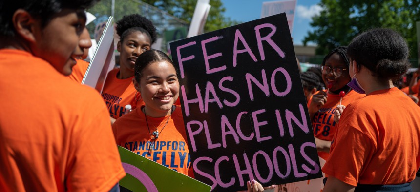 Students are afraid after shootings or other incidents happen either at school in the surrounding area.