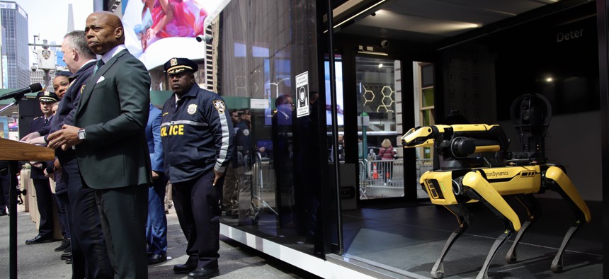 The NYPD’s use of technology – and particularly surveillance tools – has come under scrutiny in recent years as the department has added tools like four-legged robots and facial recognition to its arsenal.
