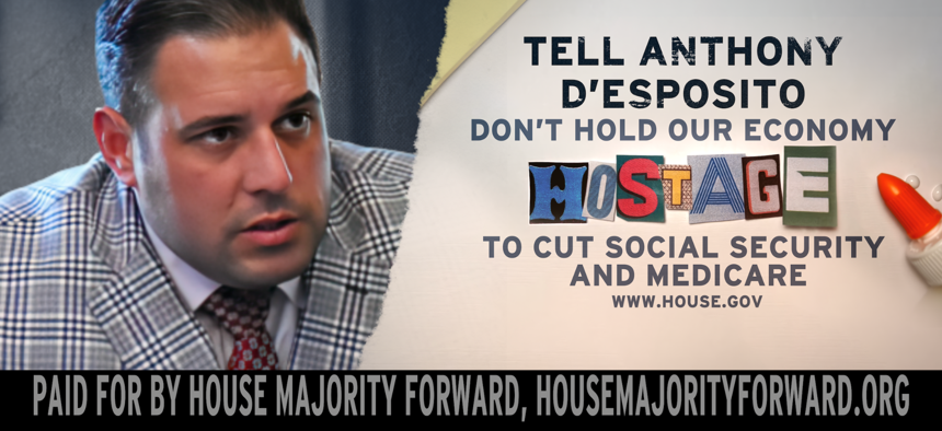 A nonprofit supporting House Democrats is running ads against Rep. Anthony D'Esposito.