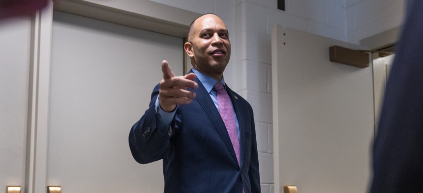 Rep. Hakeem Jeffries raised the most money in the first quarter among New York members of Congress.