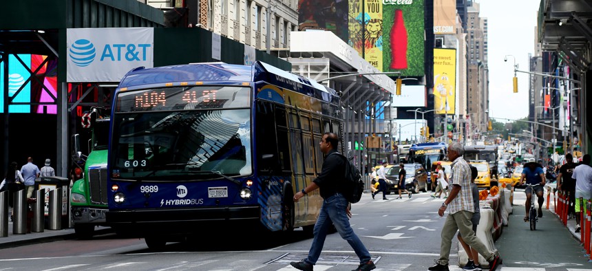 Two free fare bus routes are coming to each borough in New York City under a new pilot program announced by Gov. Kathy Hochul. 
