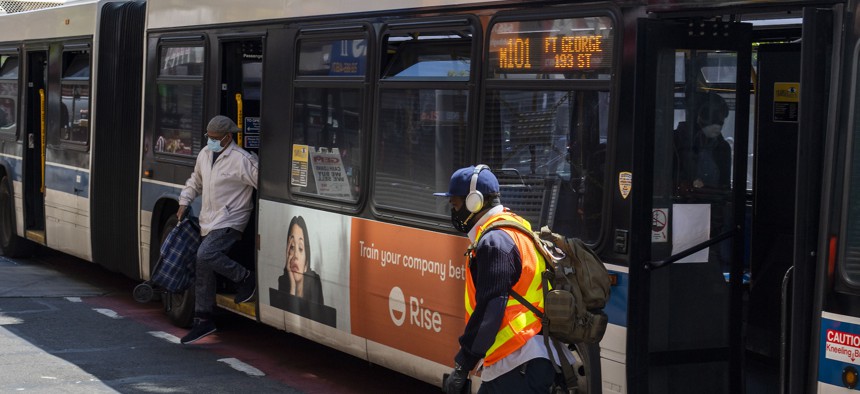 The M101 bus in Manhattan was the top pick in the borough to become a fare-free route.