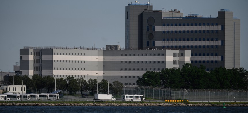 The Rikers Island jail complex. 