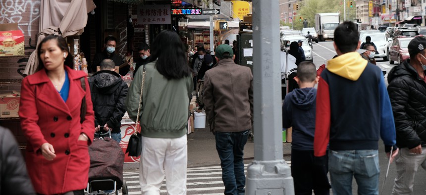 Manhattan's Chinatown. 