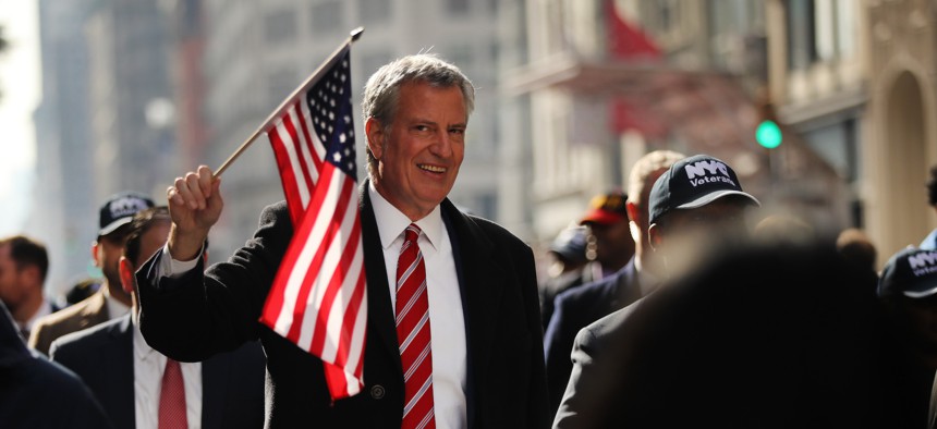 Former New York City Mayor Bill de Blasio