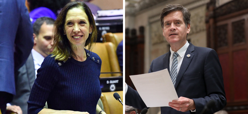 Assembly Member Amy Paulin and State Sen. Brad Hoylman-Sigal