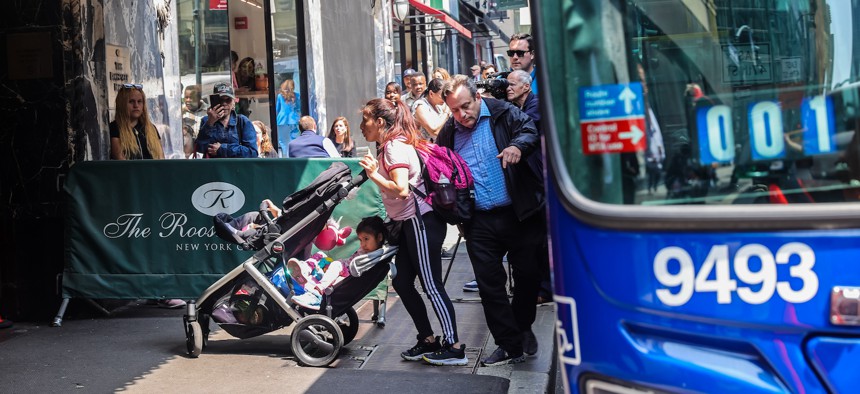 Since July 2022, New York City’s school system has helped enroll over 18,000 new students in temporary housing.