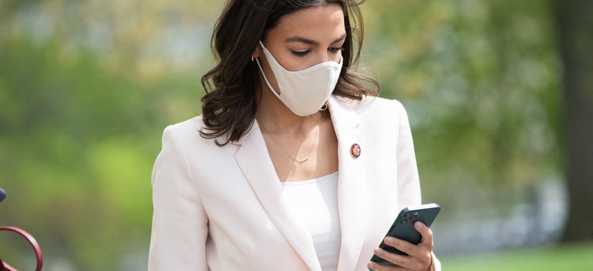 Rep. Alexandria Ocasio-Cortez is relying more on Instagram Live and Bluesky.