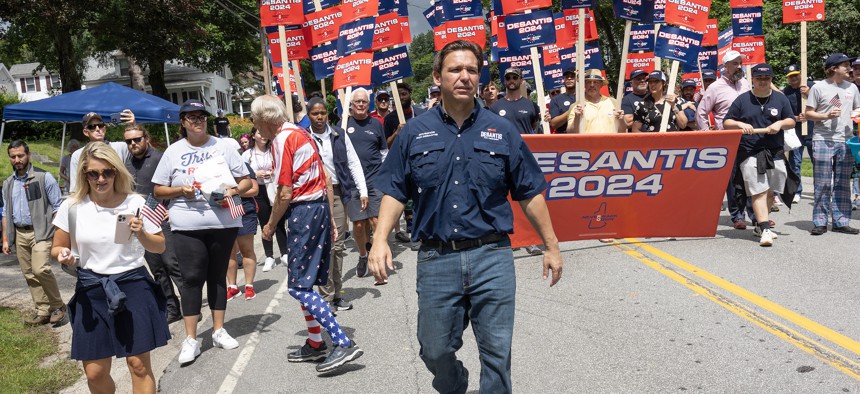 Florida Gov. Ron DeSantis will be in New York on July 20 for a fundraiser in the Hamptons.