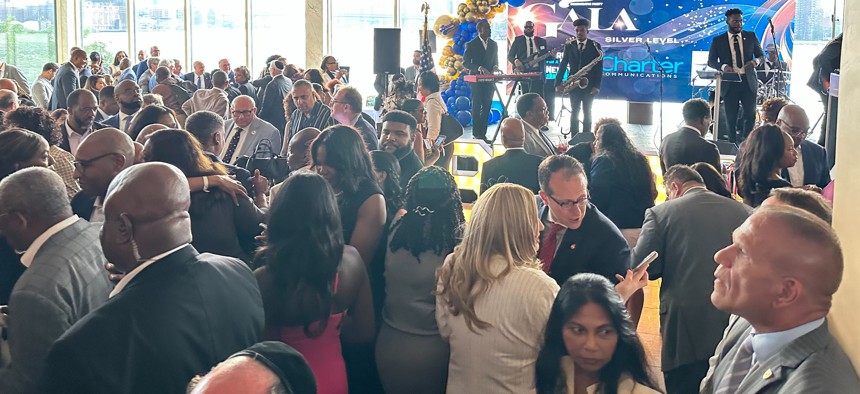 A packed crowd filled the Brooklyn Democratic Party's gala.