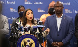Reps. Alexandria Ocasio-Cortez and Jamaal Bowman may have thought Assembly Member Jaime Williams was a Republican.