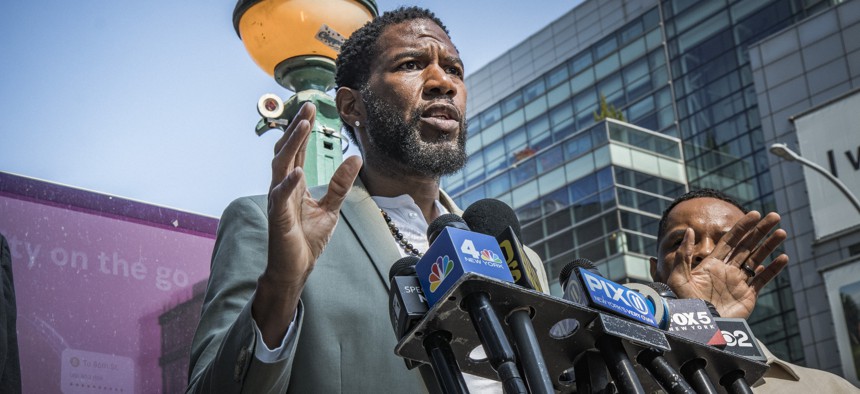 New York City Public Advocate Jumaane Williams has pushed to improve the city's emergency alert systems.