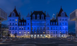 The New York state Capitol building