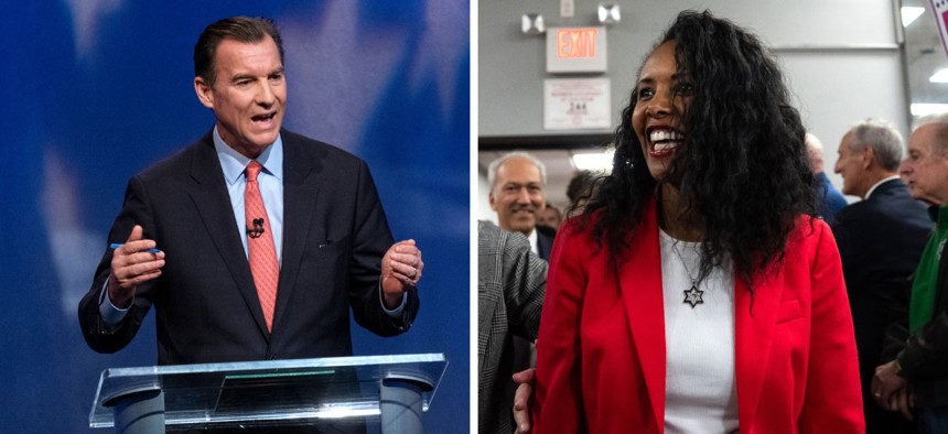 Democrat Tom Suozzi and Republican Mazi Melesa Pilip are facing off in a February special election to replace former Rep. George Santos.
