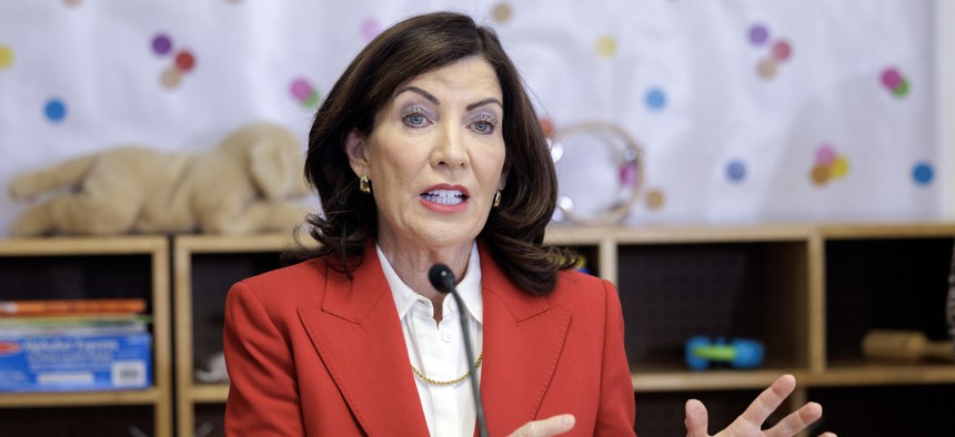Gov. Kathy Hochul said in her veto memo that the bill still had “significant unintended consequences.”