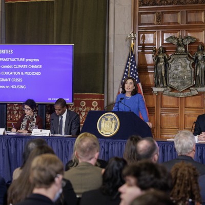 As NYC Cuts Spending On Migrants, Hochul Backs A Boost In State Aid ...