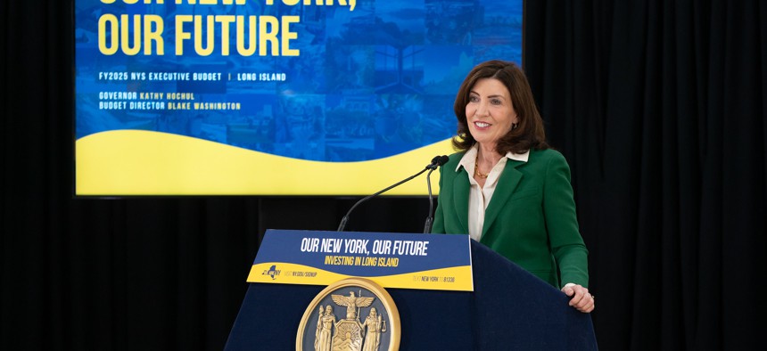 Gov. Kathy Hochul has some new numbers to celebrate.