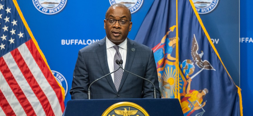 Buffalo Mayor Byron Brown and the rest of New York’s big city mayors advocated for their needs in Albany.