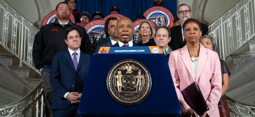 New York City Mayor Eric Adams and City Council Speaker Adrienne Adams are far apart when it comes to implementing the CityFHEPS housing voucher expansion.