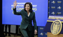 Gov. Kathy Hochul apologized for a joke about the war in Gaza that some interpreted as justifying war crimes.
