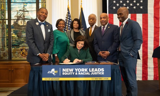 In December, Gov. Kathy Hochul signed into law legislation creating a reparations commission.