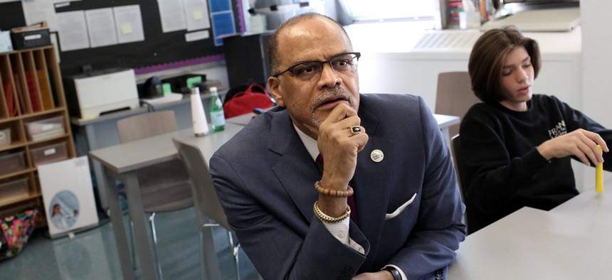 New York City schools Chancellor David Banks has been lobbying Albany for an extension of mayoral control.