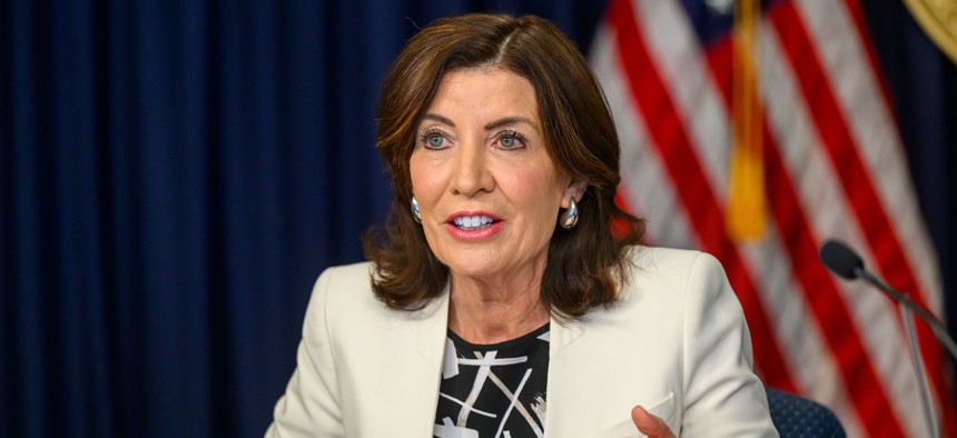 Gov. Kathy Hochul lost a little more support in the most recent Siena College poll.
