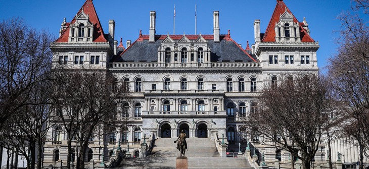 The New York State Capitol Building in Albany