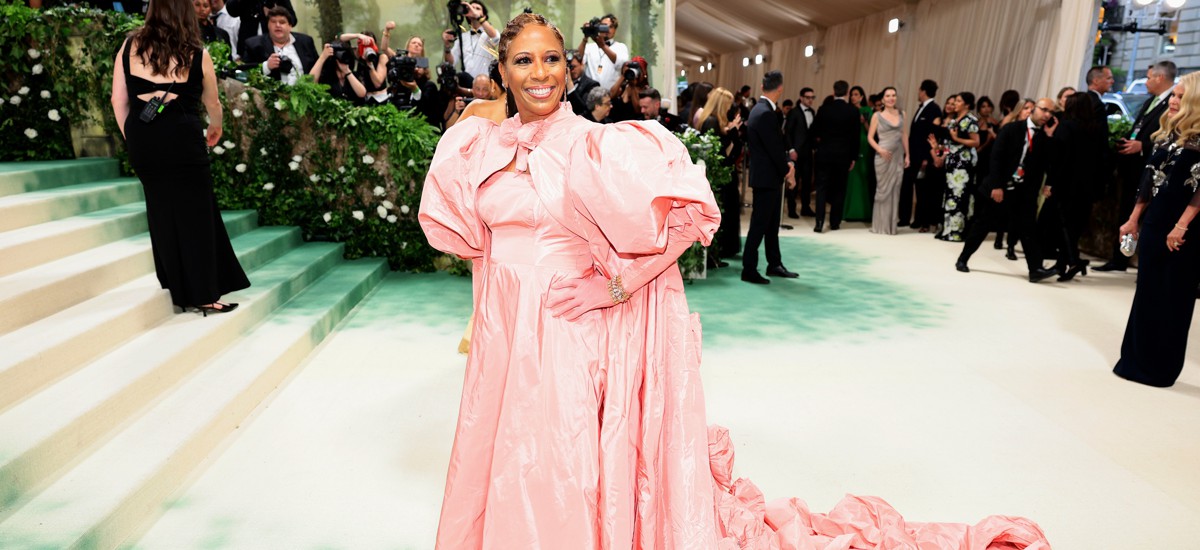 met gala 2024 pink dress Serving Met Gala in full femme force, we're obsessed with Shakira's pink dress moment