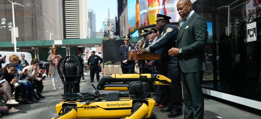 New York City Mayor Eric Adams introduced the four-legged robot known as Digidog last year.