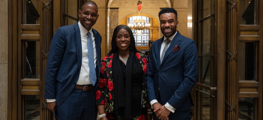 Lt. Gov. Antonio Delgado, Bronx Borough President Vanessa L. Gibson, and the CEO of Partnership with Children, Wesner Pierre took part in the “State of Youth Mental Health in the Bronx” at Bronx Borough Hall. The event discussed the challenges Bronx youth are facing and what solutions can solve the issue  