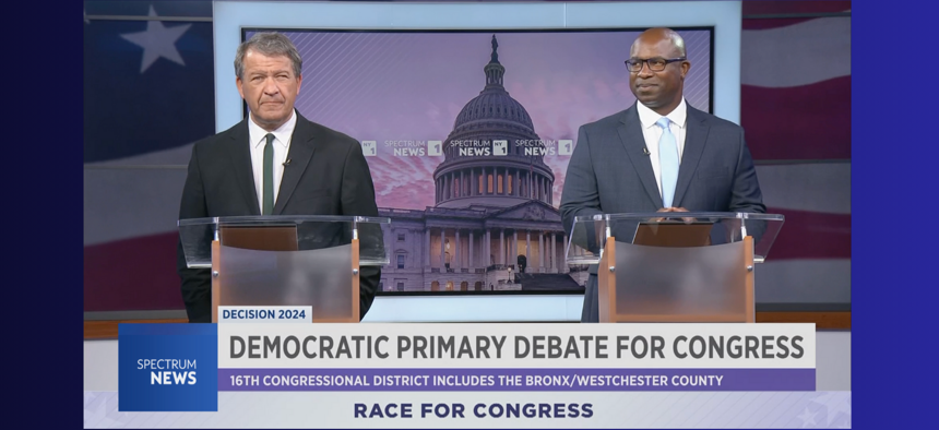 Westchester County Executive George Latimer and Rep. Jamaal Bowman faced off in their second debate on June 12, 2024.