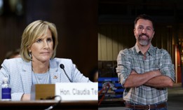 Rep. Claudia Tenney, left, and challenger Mario Fratto, right