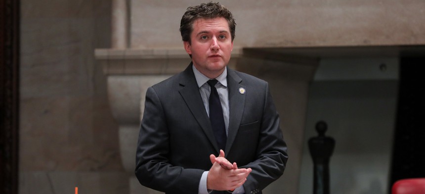 State Sen. James Skoufis narrowly won reelection in 2022 and will face off against a Republican candidate and a Conservative Party candidate in November.