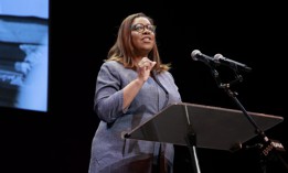 State Attorney General Letitia James speaks at the 38th Brooklyn Tribute to Martin Luther King, Jr. on Jan. 15, 2024.