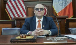 New York City Council Finance Committee Chair Justin Brannan