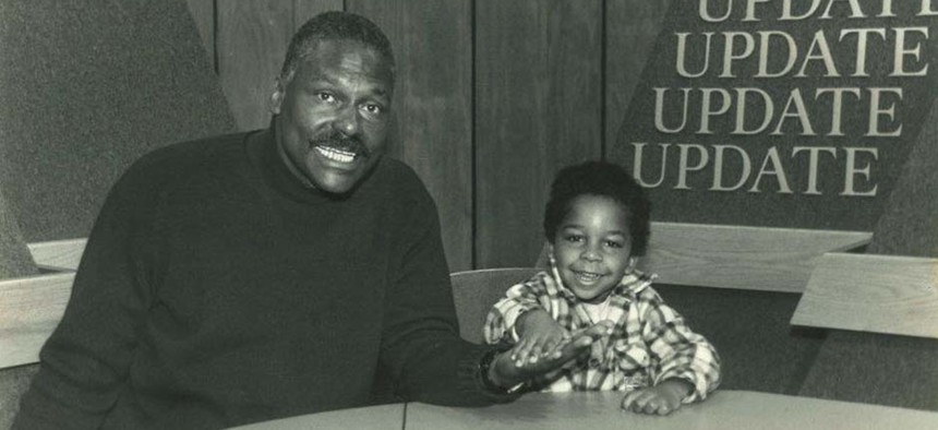 Keith Wright and his son Jordan Wright